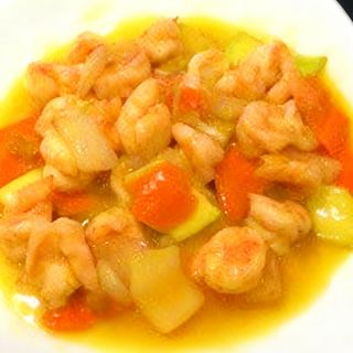 langostino al curry