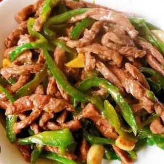 ternera con pimiento