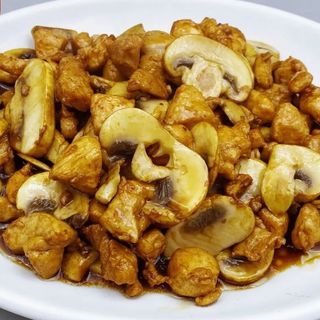 pollo con champiñones