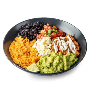 Bowl Mexicano De Tinga De Pollo
