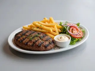 Plato carne picada a la plancha