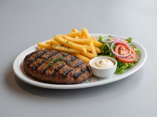 Plato carne picada a la plancha