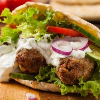 Kebab de falafel 