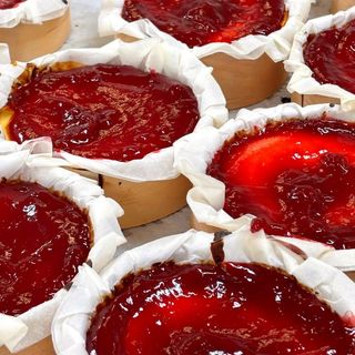 Basque cheesecake frambuesa