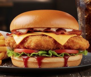 Bronx BBQ Crispy Chicken Burger