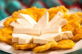 Patacones+queso