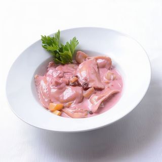 Margarita De Pera Con Salsa De Frutas