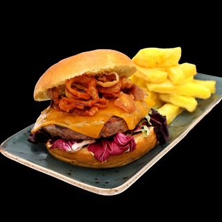 Hamburguesa XL de Presa Ibérica