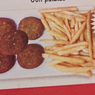 Menú racion falafel