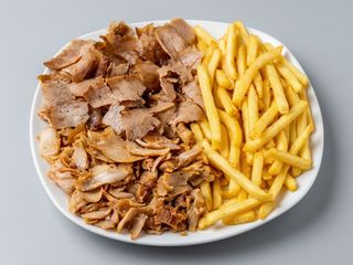 Menú plato con patata