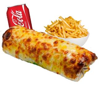 Menú durum gratinado completo