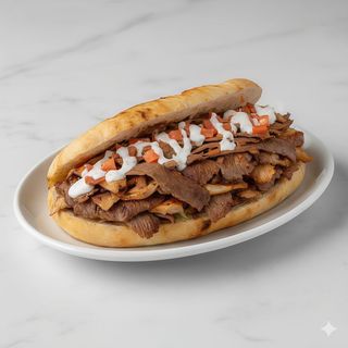 Kebab sólo carne