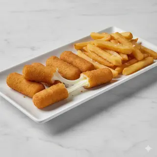 Ración de palitos de mozzarella (6 uds.)