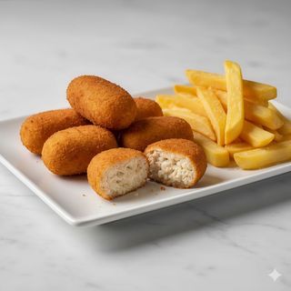 Ración de croquetas de pollo (6 uds.)