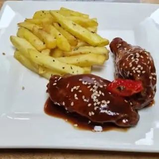 Alitas BBQ picante
