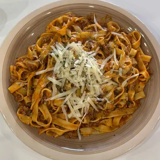 Tagliatella a la boloñesa