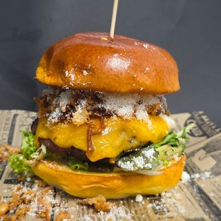 Hamburguesa de trufa blanca