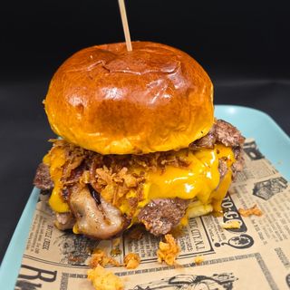 Hamburguesa porky smash