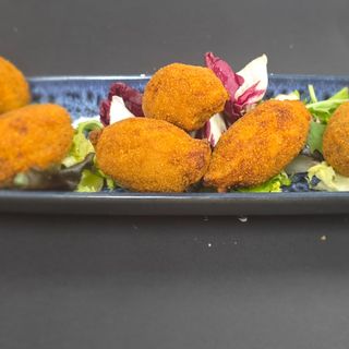 Croquetas de boletus.