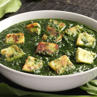Palak paneer curry