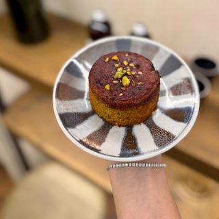 Cake De Pistacho Y Arándanos