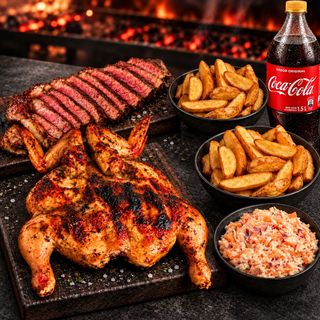 Combo de Pollo + Lomo Alto