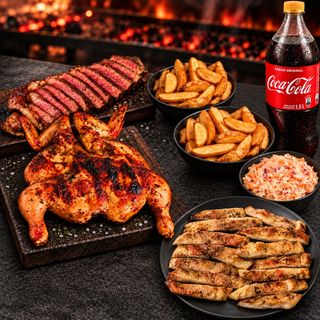 Parrillada Melao con Pollo + Carne + Cerdo