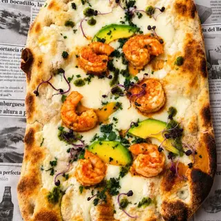 Pura Vida Marinara con Gamberi al pil-pil