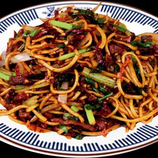 Lanzhou lamian salteado(兰州炒面)