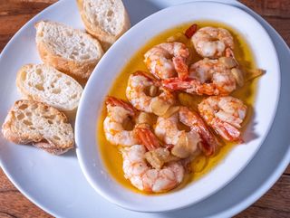Gambas al ajillo