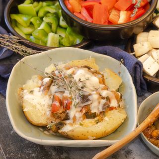 Patata Rellena De Pisto De La Huerta