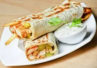 Kebab Rollo Patatas Y Queso