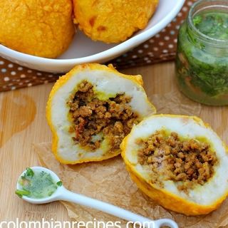 Patata Rellena De Carne