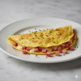 Desayuno con omelette
