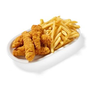 Ración De Fingers De Pollo Con Patatas Fritas