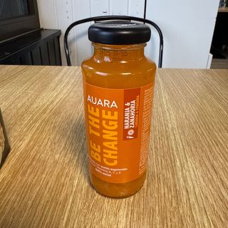 Zumo de naranja y zanahoria