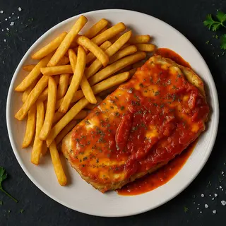 Milanesa De Ternera A La Napolitana
