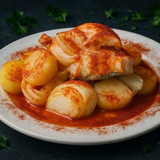 Merluza Austral A La Gallega Con Patatas