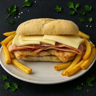 Serranito (C/Lomito De Cerdo, Serrano, Pimientos Y Queso)