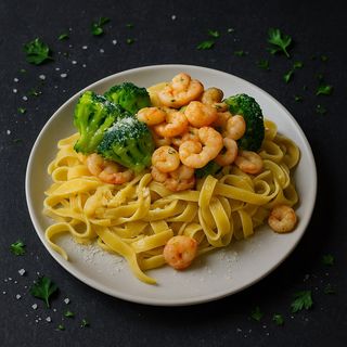 Tagliatelle di campo e di mare