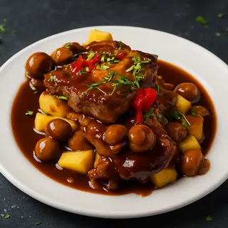 Bife de ternera al Champiñón