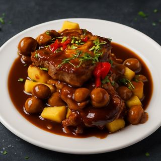 Bife de ternera al Champiñón