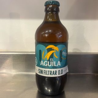 Aguila sin filtrar 0,0 sin gluten