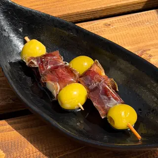 Gilda de cecina y queso