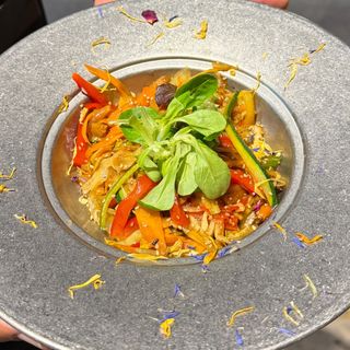 Verduritas al wok con soja y sésamo