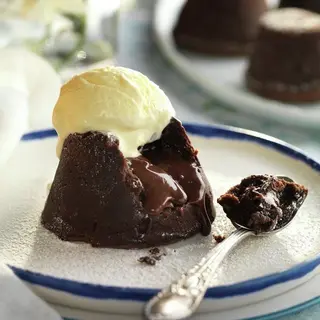 Coulant con helado