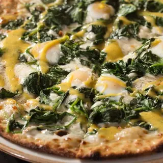 Pizza espinacas