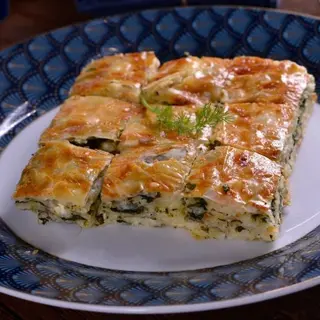 Bórek de espinacas