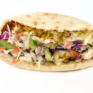 Bocadillo kófte de verduras