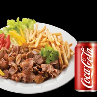 Menu plato kebab pequeño